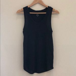 J.Crew Black Linen Tank Top
